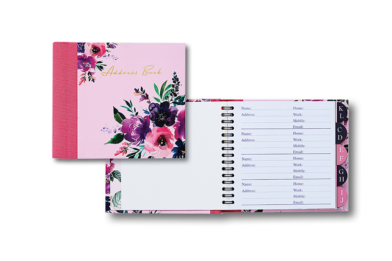 Wild Roses Address Book